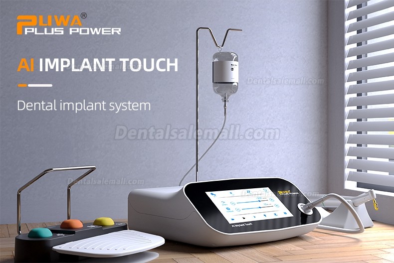 Pluspower®Ai Touch Dental Implant Surgery System Brushless Motor with 20:1 Contra-angle